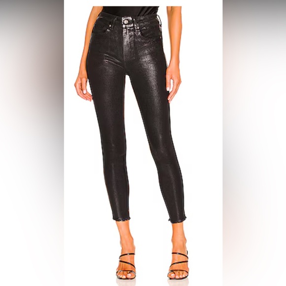 Free People We The Free High Rise Coated Skinny Jeans - Picture 1 of 1